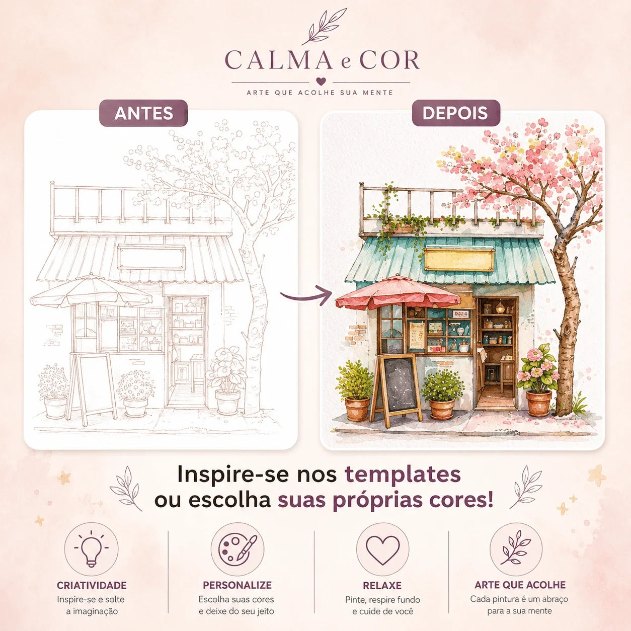 Kit Completo Criativo de Aquarela - (Mundo Animal)