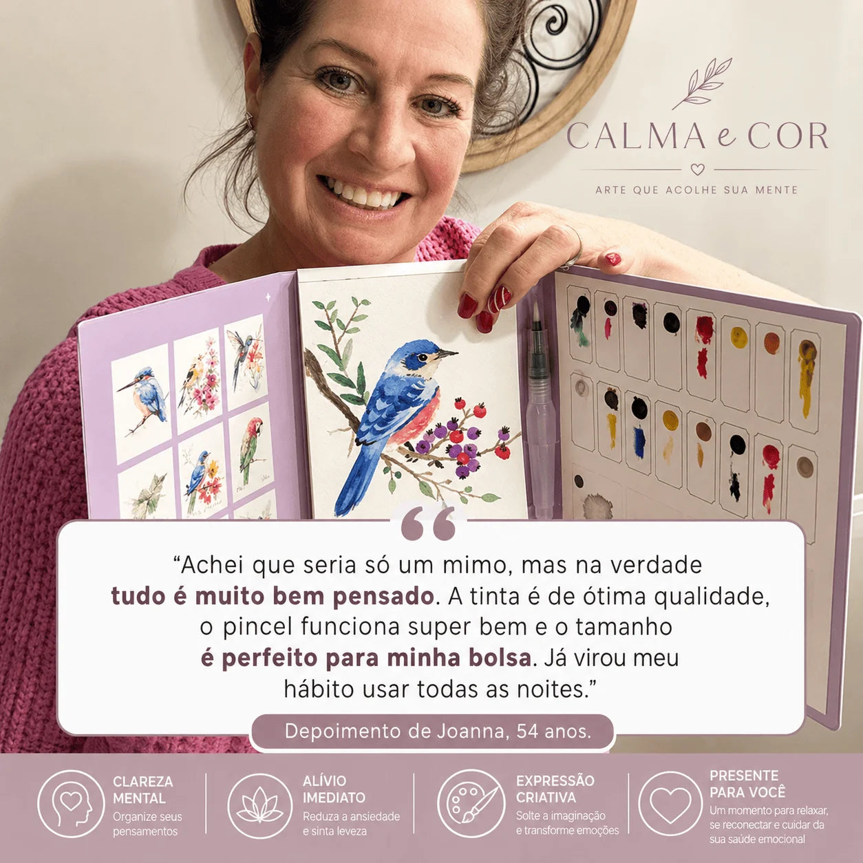 Kit Completo Criativo de Aquarela - (Bairro Tranquilo)